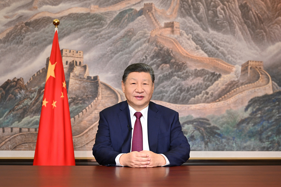 <b>國(guó)家主席習(xí)近平發(fā)表二〇二六年新年賀詞</b>